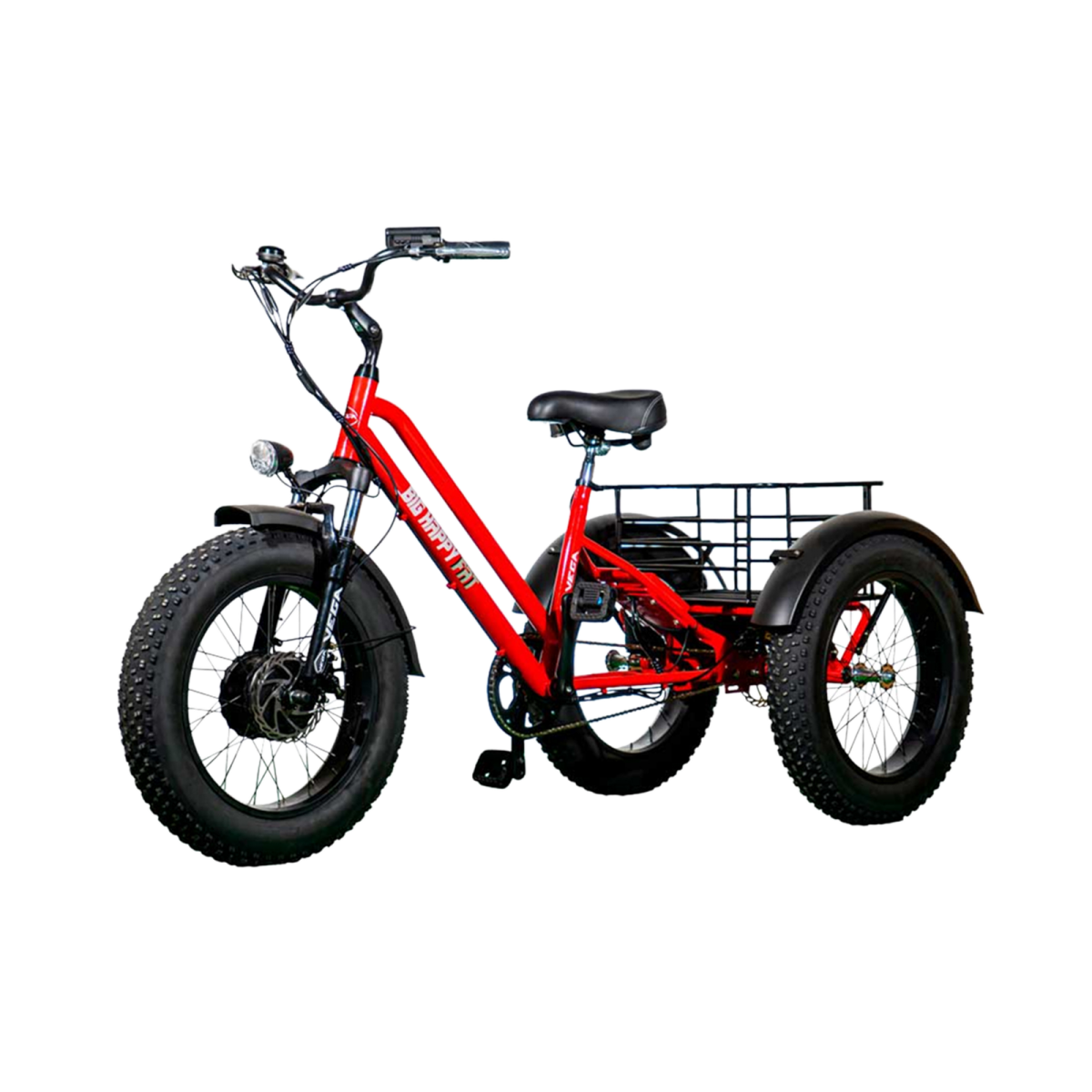 Електровелосипед триколісний Happy FAT 48V 500W з акумулятром 10Ah